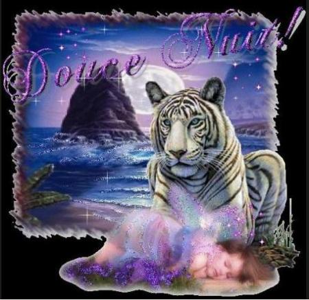 Bébé sous surveillance du tigre