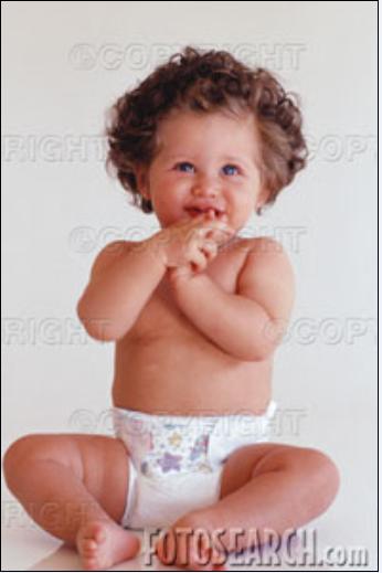 Bébé au regard rayonnant