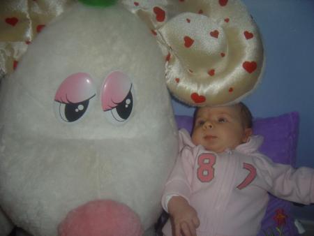 Bb  et nounours geant